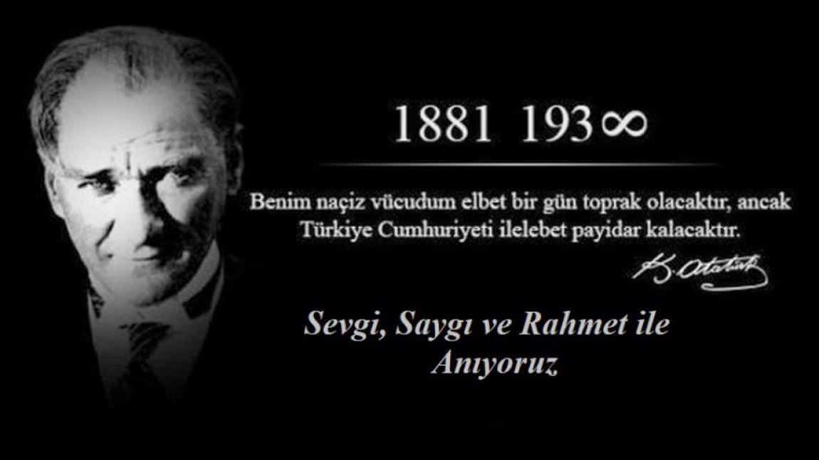 Bir 10 Kasım'da daha cumhuriyetimizin kurucusu Gazi Mustafa Kemal Atatürk'ü milletçe özlemle yâd ediyoruz.